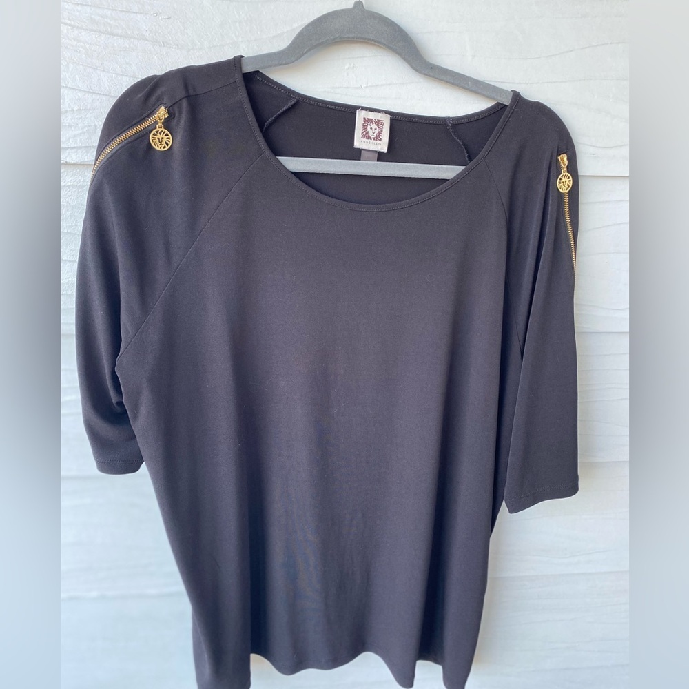 Elegant Black Women's Top